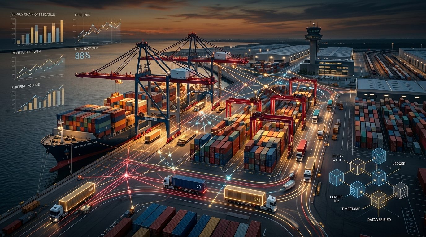 Blockchain et logistique : optimiser la chaîne d&rsquo;approvisionnement mondiale